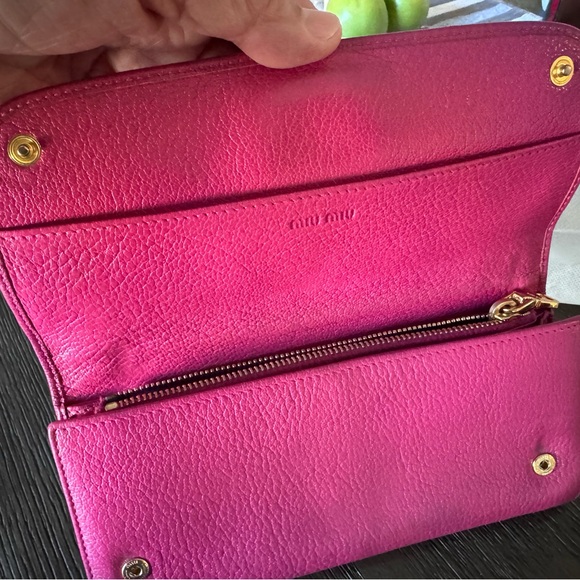 Miu miu pink long wallet I added with unbranded chains and ring - Picture 11 of 15